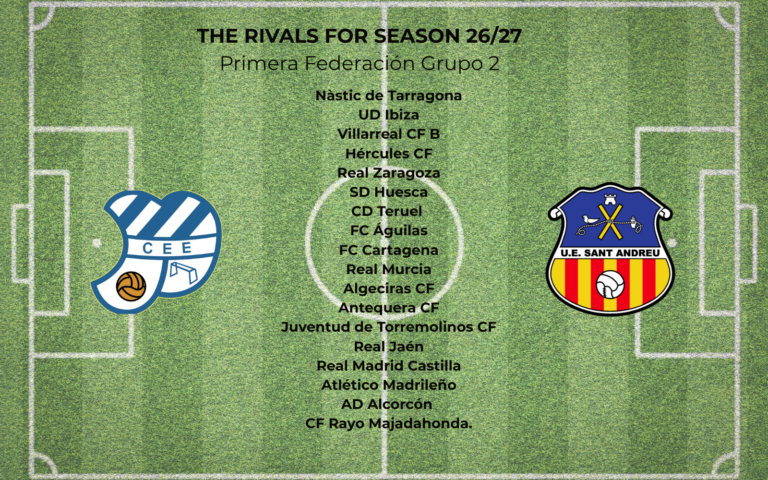 CE Europa and UE Sant Andreu, 2026/27 season